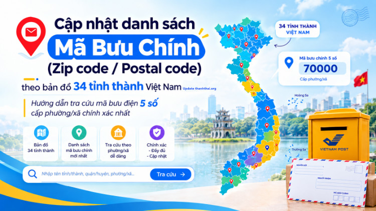 Tra cứu Mã bưu chính